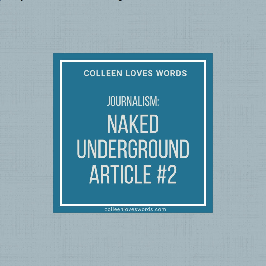 Sample Article Naked Underground